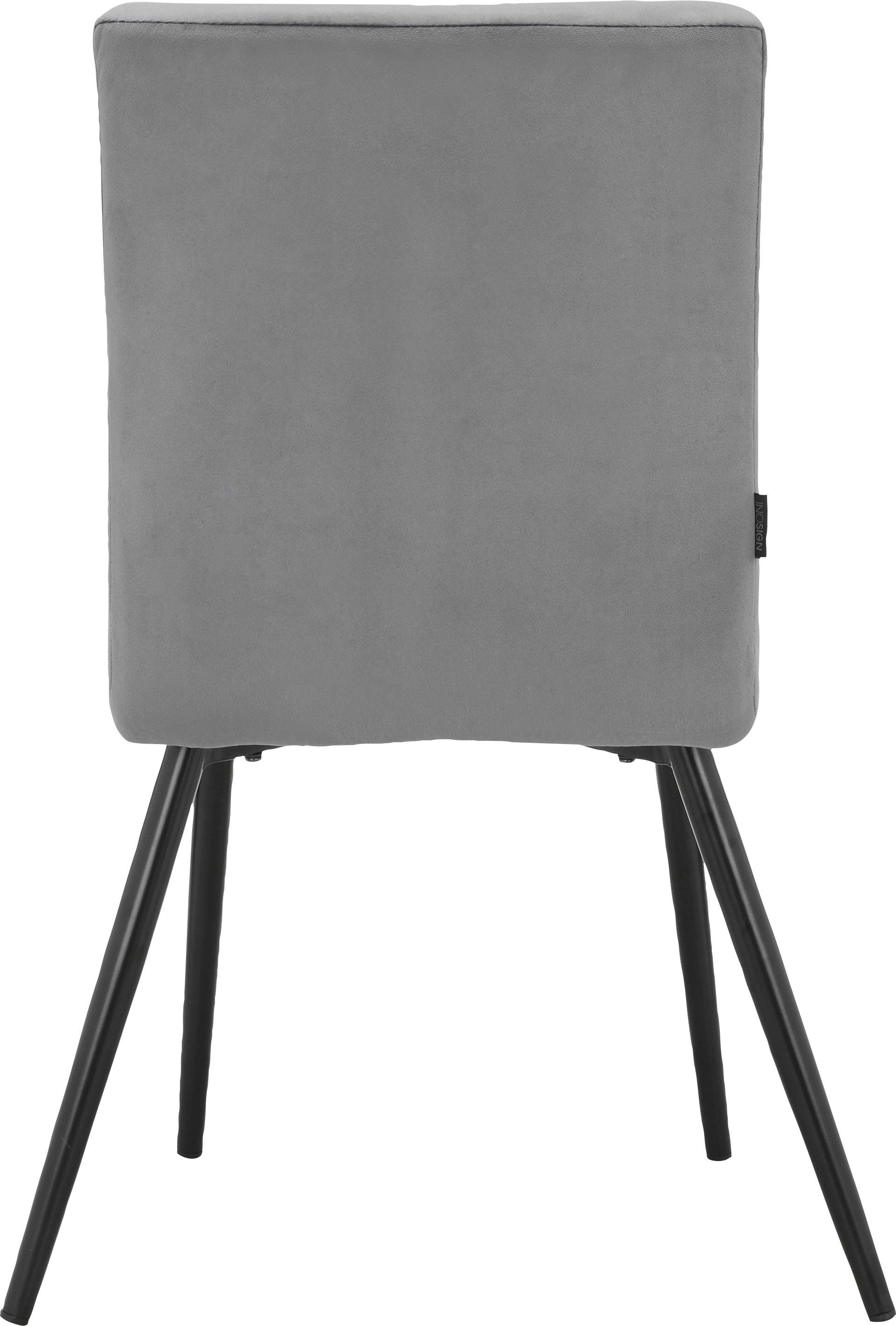 Sitz Set Kerim INOSIGN im gepolstert, grau St), Sitzhöhe 2er cm und (2 Esszimmerstuhl Rücken erhältlich, 48 mit