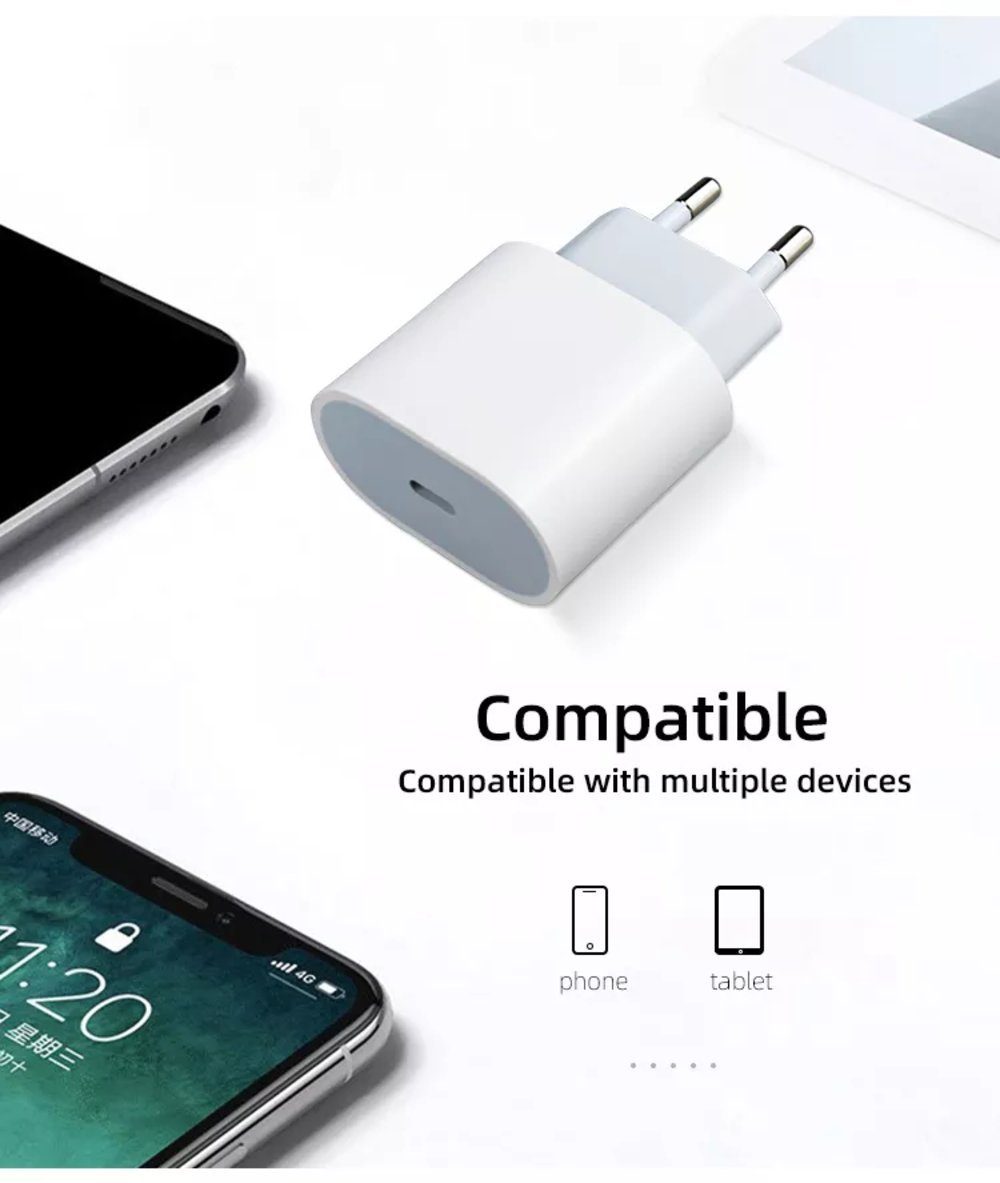 TradeNation USB C Schnell Ladegerät für iPhone 15 14 13 12 Netzteil Power Adapter Smartphone-Ladegerät (Ladegerät + Kabel, 1-tlg., 100/200 cm Lightning Kabel iPhone Ladekabel, iPhone 14 13 12 11 PRO/14 13 12 11 Pro max/12mini/X/XR/SE 2022 2020)