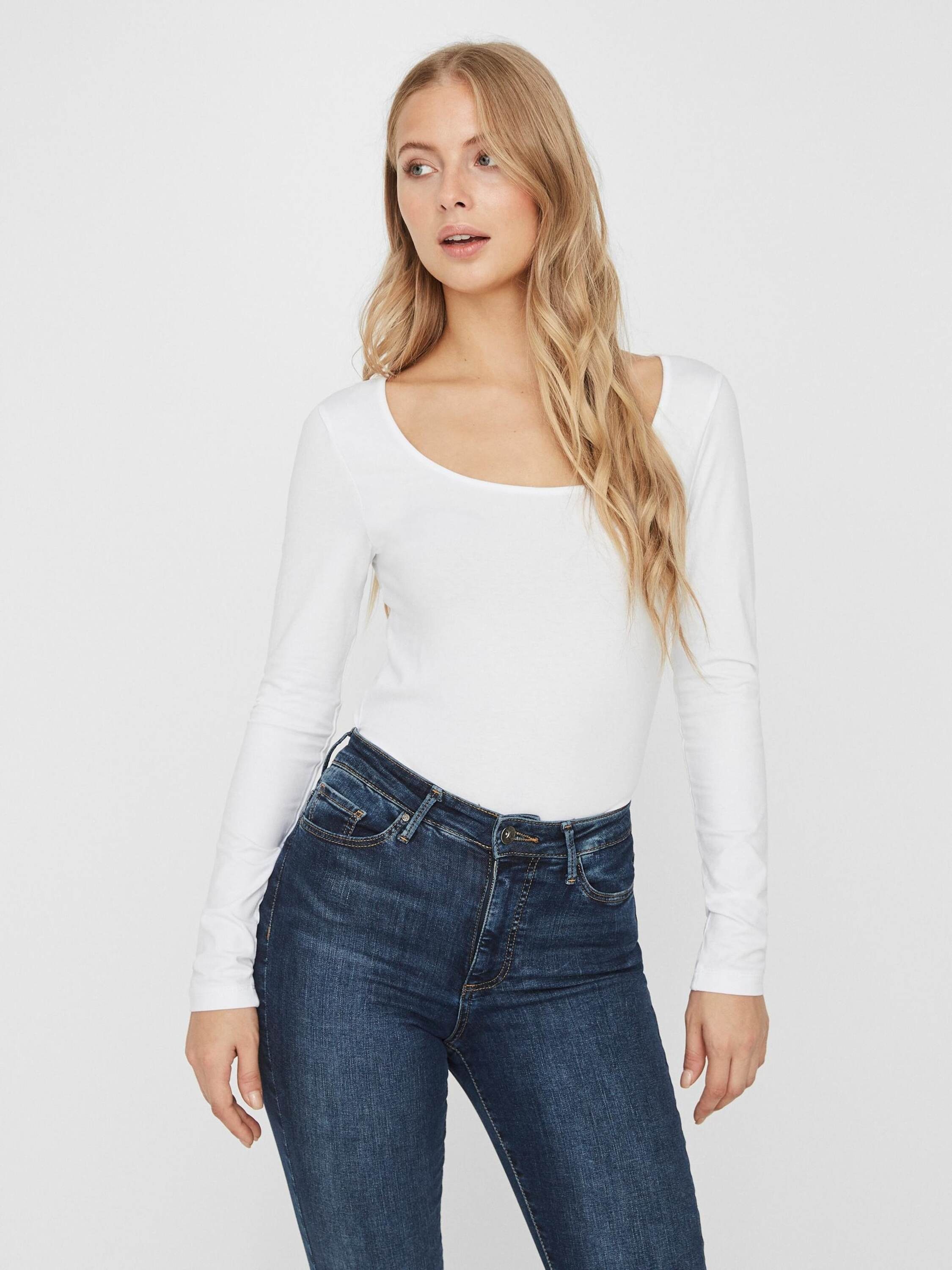 Vero Moda Langarmshirt Maxi My (1-tlg) Plain/ohne Details günstig online kaufen