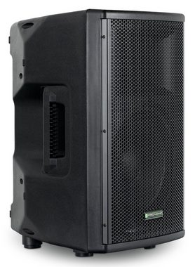 Pronomic Powerstage Economy 1510 2.1 Aktive PA-Anlage Lautsprecher (590 W, mit 1x 15"-Subwoofer und 2x 10"-Satelliten inkl. Stativen)