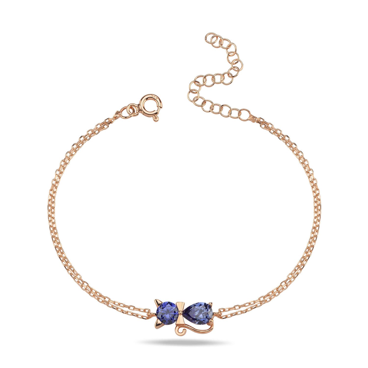 Nisan Ketten und Armband Set, 925 Silber Damenarmband –, Katzen-Design mit günstig online kaufen