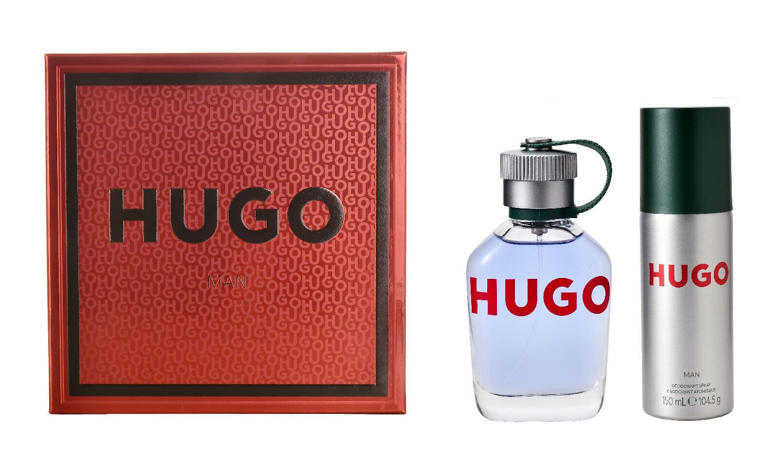 HUGO Duft-Set HUGO BOSS MAN EDT 75ML + DEODORANT SPRAY 150ML