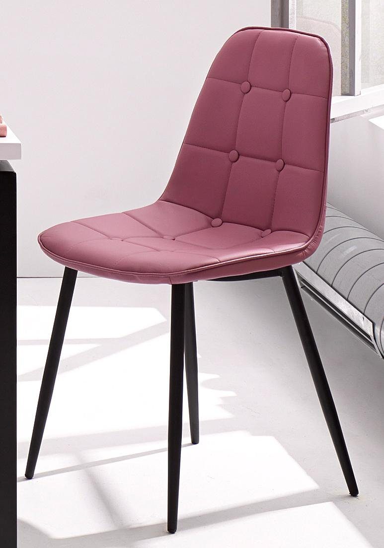 INOSIGN Essgruppe, (Set, 5-tlg), Esstisch, Breite 160 cm und 4 Esszimmerstühle, Bezug in Kunstleder