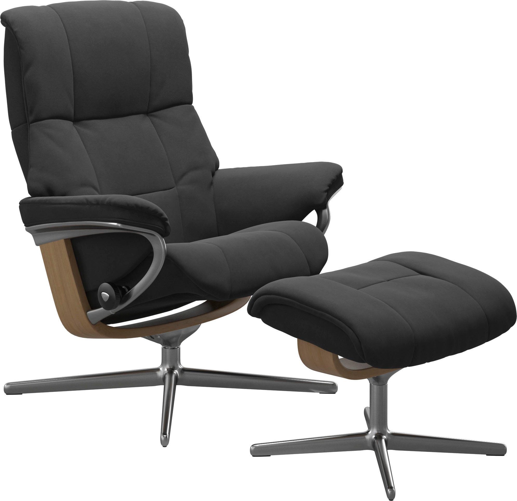 Stressless® Relaxsessel Mayfair, mit Cross Base, Größe S, M & L, Holzakzent Eiche