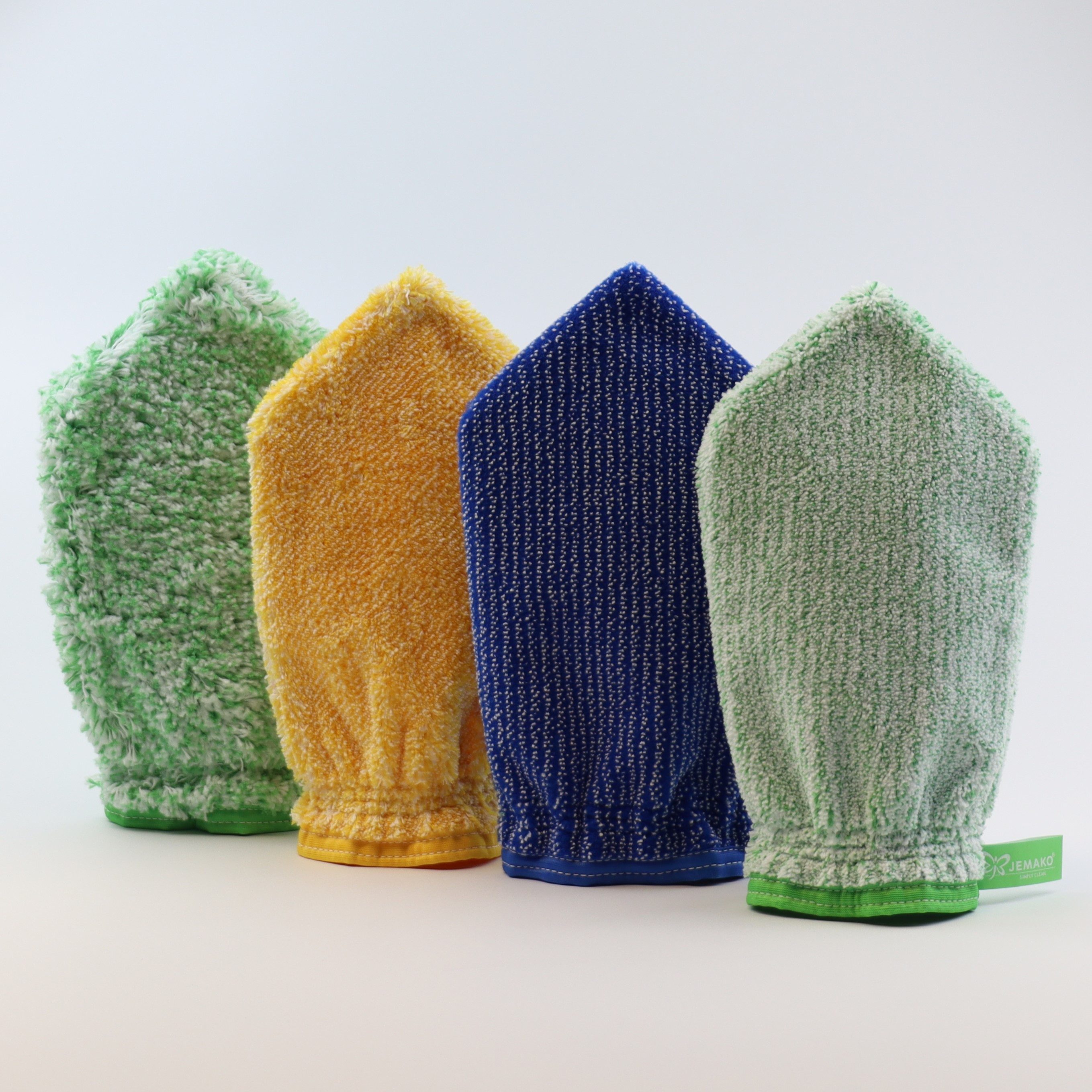 Jemako Reinigungshandschuh Jemako Reinigungshandschuh wahlweiße grüne blaue oder gelbe Faser