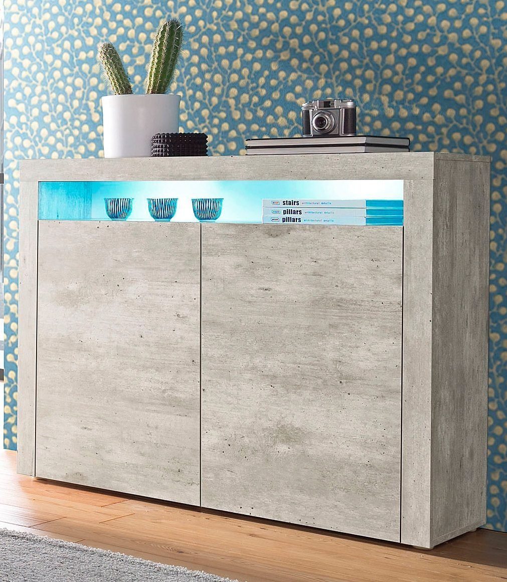 borchardt Möbel Highboard Santa Fé, Kommode mit moderner Rahmenoptik, Breite 107 cm, Breite 107 cm
