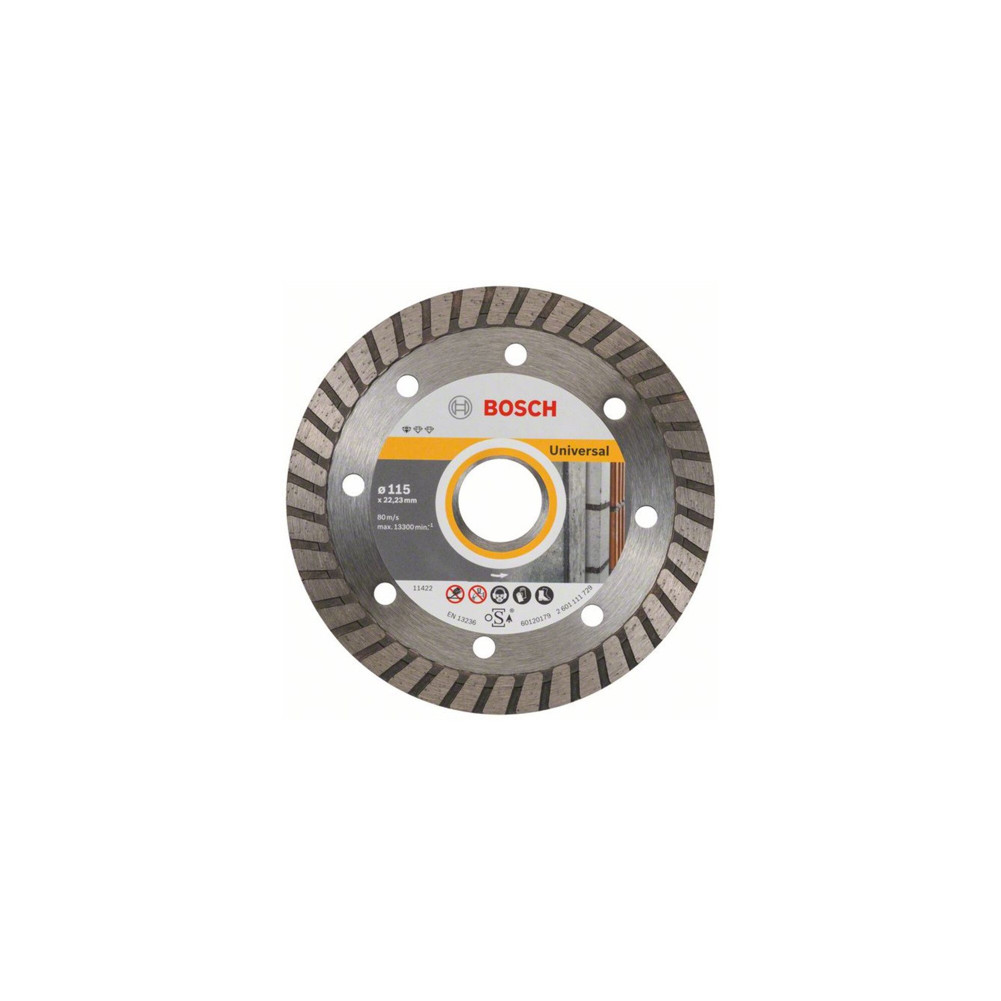 Bosch Professional Trennscheiben Bosch Diamanttrennscheibe Standard for Universal Turbo 115x22,23x2x10