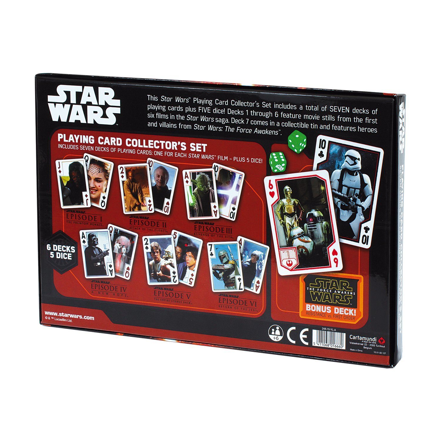 - Spielkarten Set Wars Spiel, Collector's - ASS Star