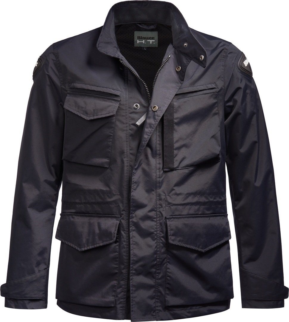 Blauer Motorradjacke Ethan Motorrad Textiljacke wasserdicht