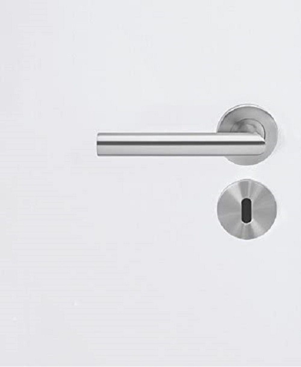 Designer Türgarnitur, Zimmer Türgriff WC / Bad Aluminium matt in 4 Farben -  Ricardo Borelli Q02