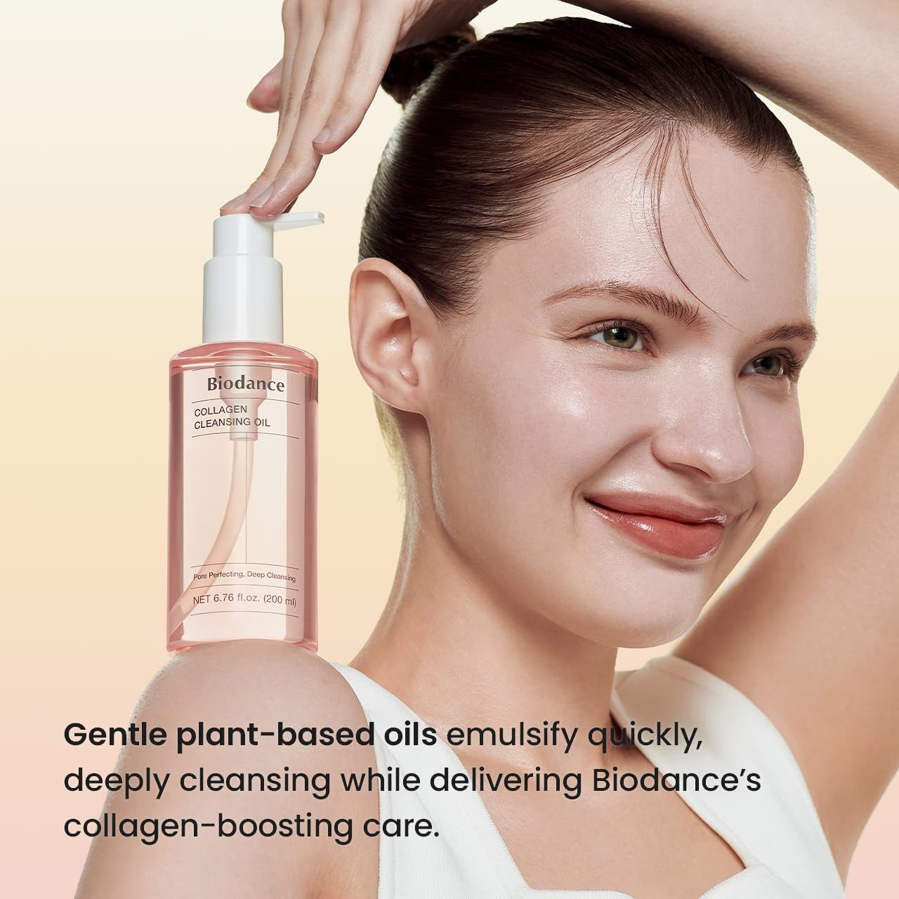 Biodance Gesichts-Reinigungsöl Collagen Cleansing Oil 200ml – sanftes Reinigungsöl zur gründlichen, Pflanzenölen – ideal für empfindliche und unreine Haut