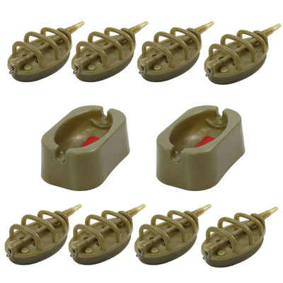 Croch Feederkorb Method Feeder, (8-St), Inline System zum Karpfenangeln
