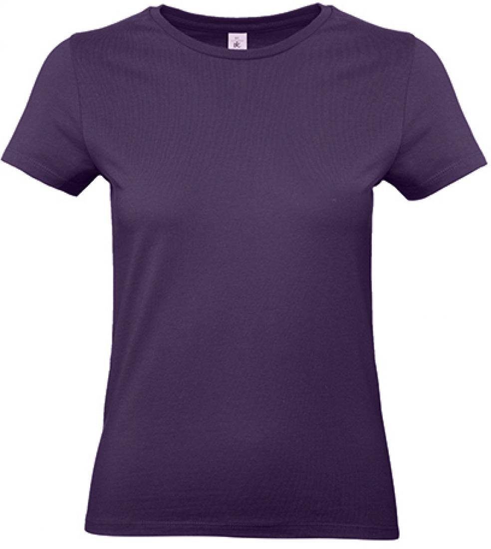Rundhalsshirt Damen T-Shirt 100 E190