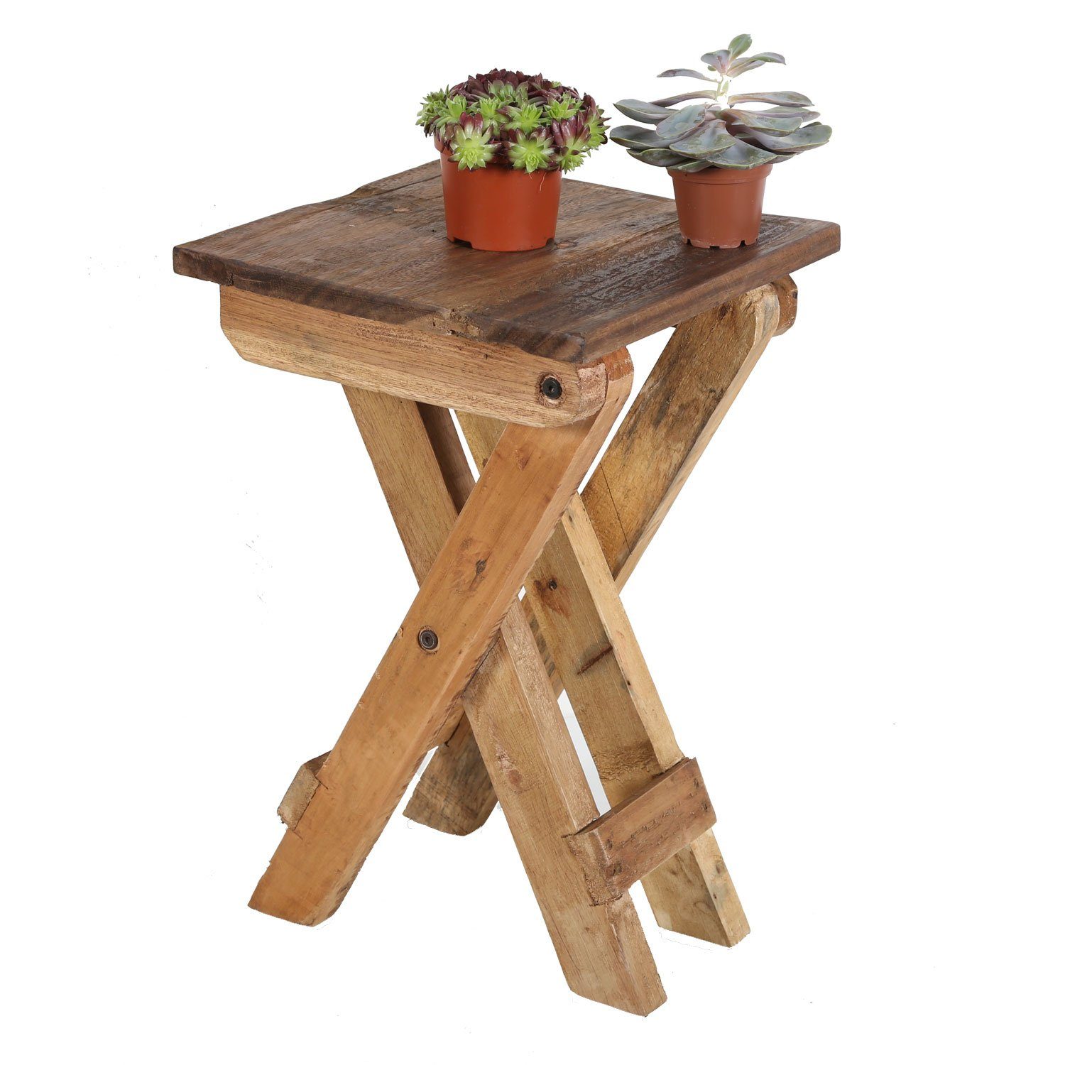 Casa Moro Klapptisch Holz Beistelltisch Leoni Klapphocker Gartenhocker Holz günstig online kaufen