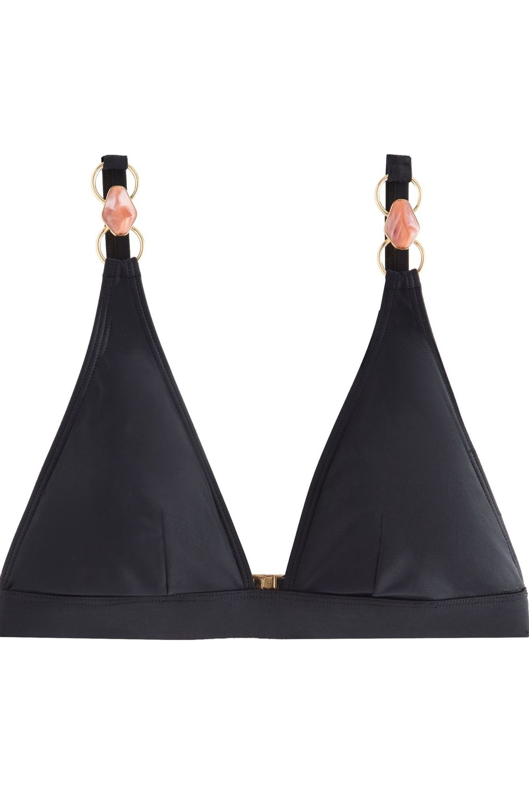 LIPSY Triangel-Bikini-Top Lipsy Triangel-Bikinioberteil mit Kunstharzdetail (1-St)