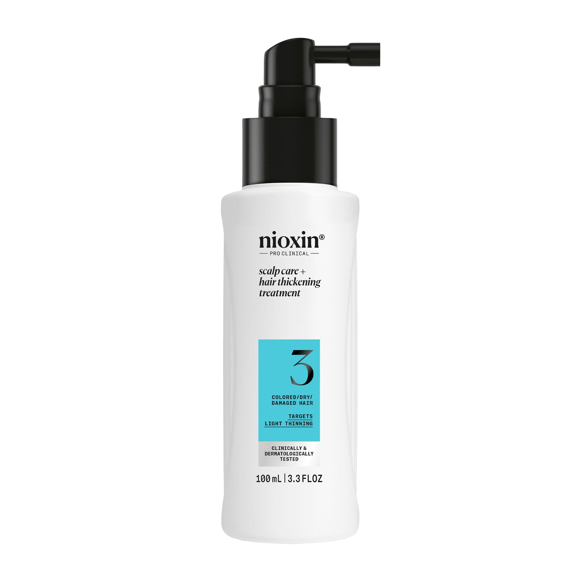 Nioxin Kopfhaut-Pflegelotion System 3 Leave-on Treatment, mehr Volumen, schützt vor Haarbruch, speziell für coloriertes Haar