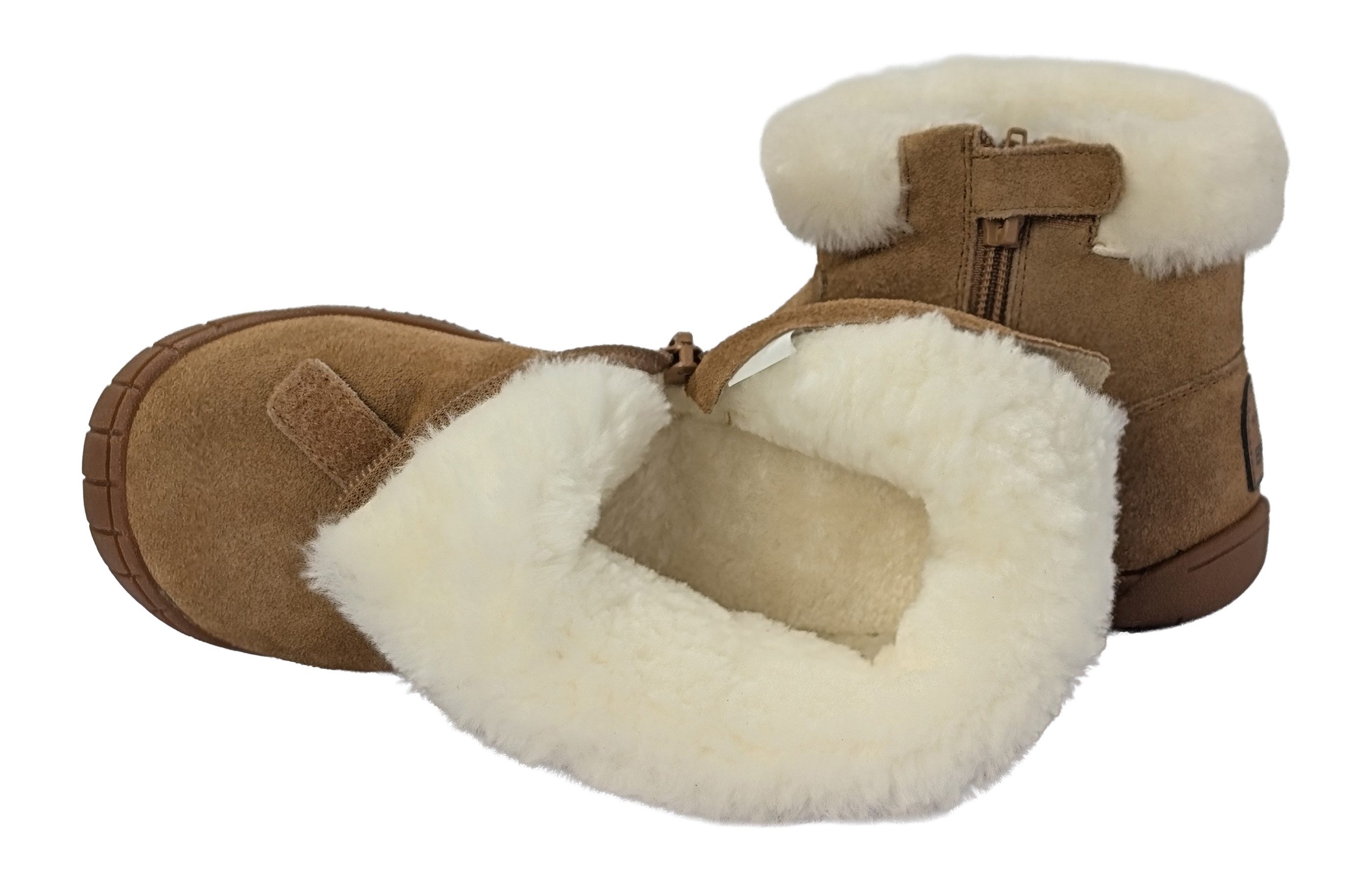 Reissner Lammfelle Lammfell Kinder Boots Modell LAKI Veloursleder Stiefeletten Stiefelette (1-tlg)