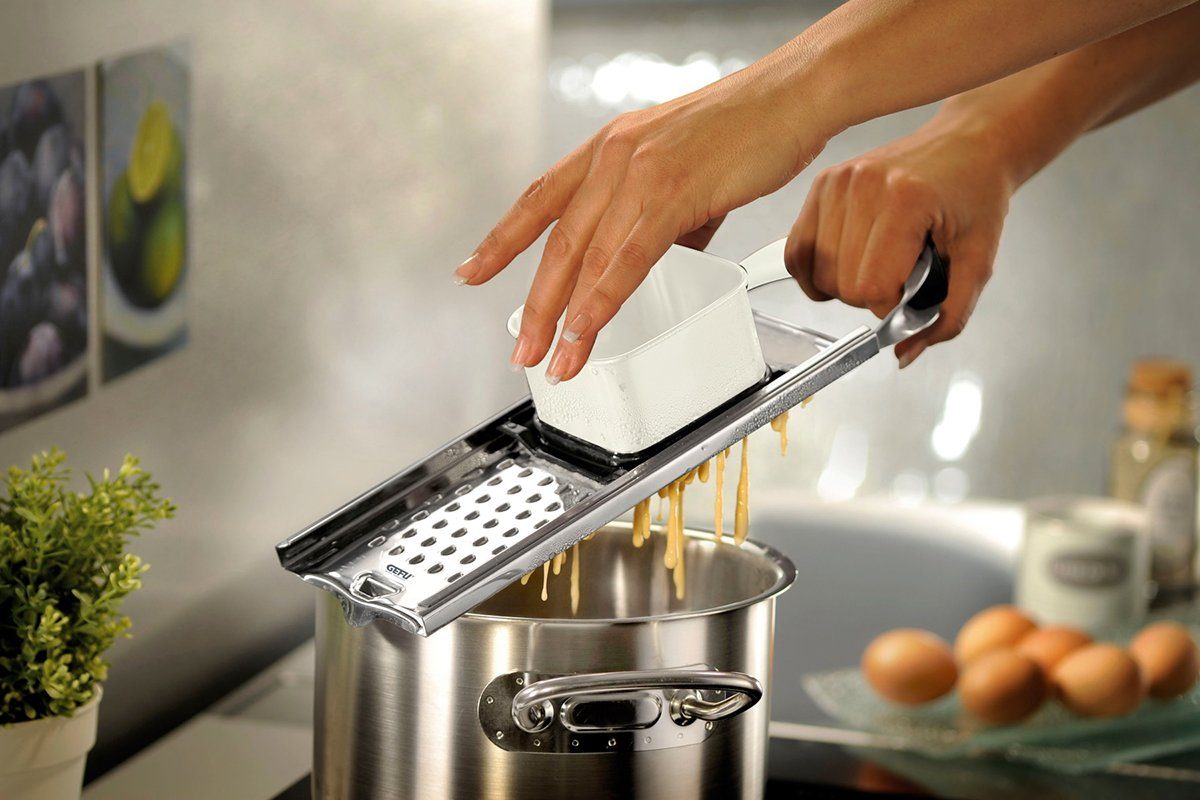 GEFU Spätzlehobel Edelstahl Spätzlehobel TRADIZIONE kurze Spätzle Sp