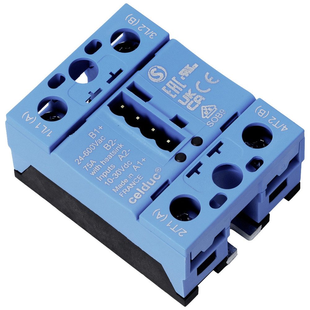 Zeitrelais Celduc Halbleiterrelais SOB965060 50 A Schaltspannung (max): 600 V/AC