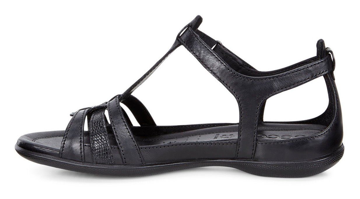 Ecco FLASH Riemchensandale, Sommerschuh, Sandalette, Klettschuh, im Metallic-Look