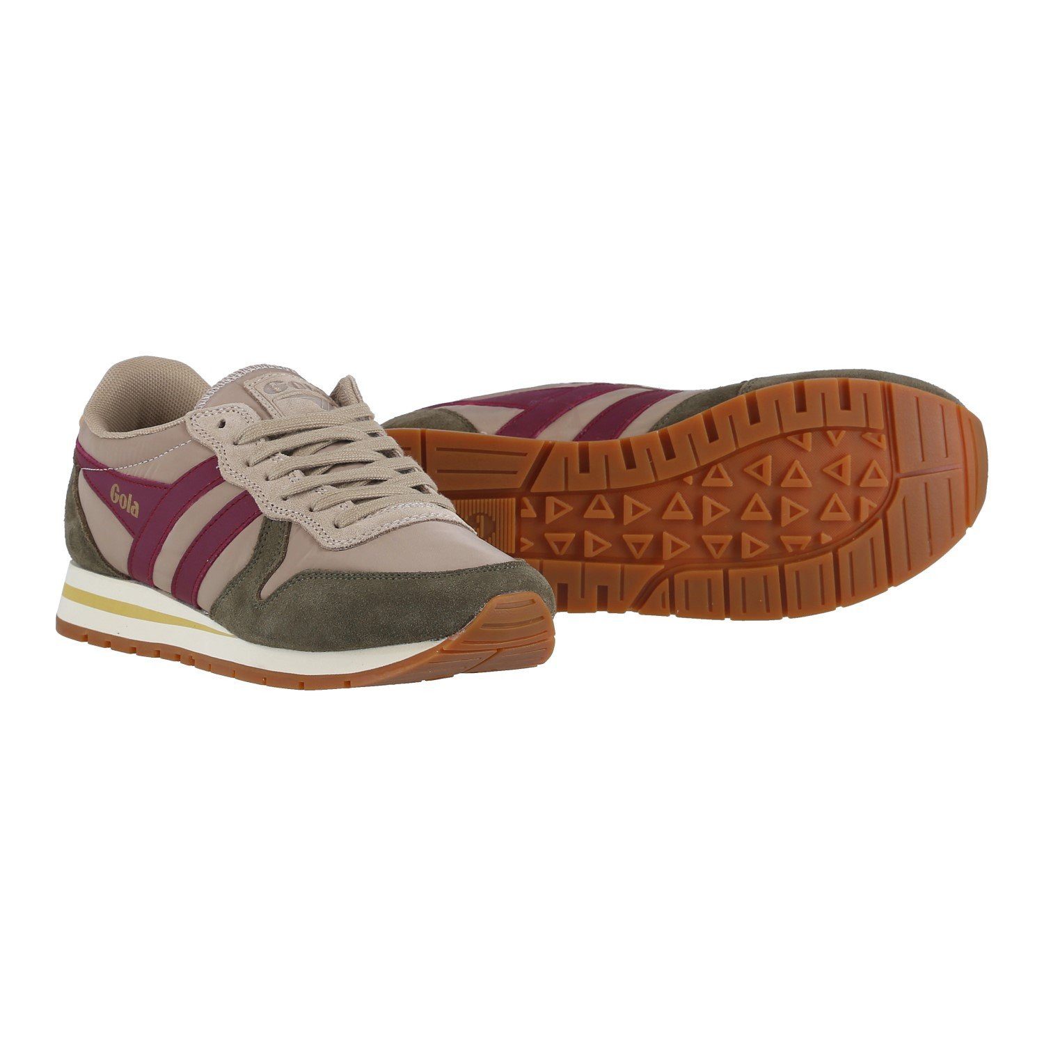 Daytona Chute beige/khakigrün/violett Damen Sneaker