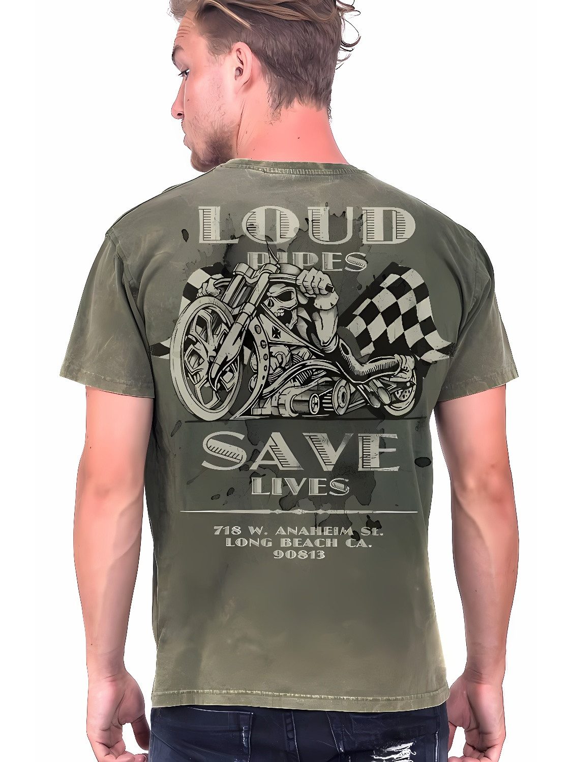 West Coast Choppers T-Shirt Loud Pipes Tee