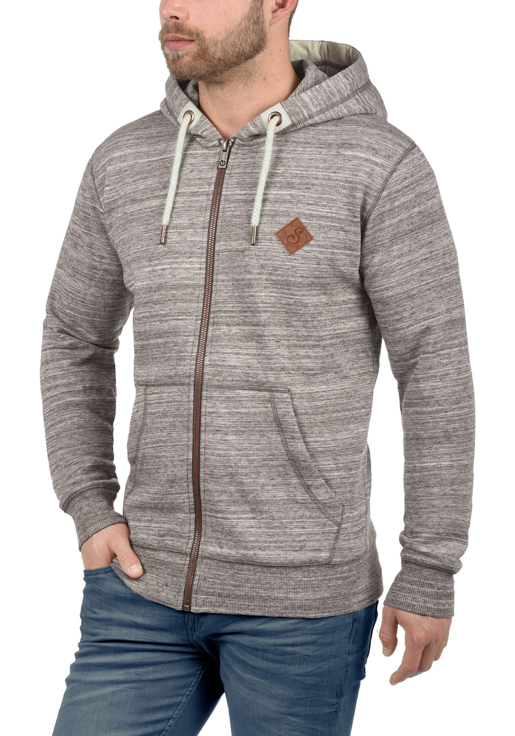 !Solid Kapuzensweatjacke SDCraig Kapuzensweatshirt mit Melange Optik günstig online kaufen