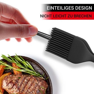 MAGICSHE Backpinsel Hitzebeständigem Silikon Grillpinsel Backpinsel Küchenpinsel, für BBQ, Grill, Backen, Kochen, spülmaschinenfest