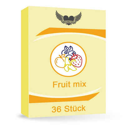 Lovelyness Kondome - Mit Geschmack Aroma: Erdbeere, Banane, Blaubeere, Pfirsich