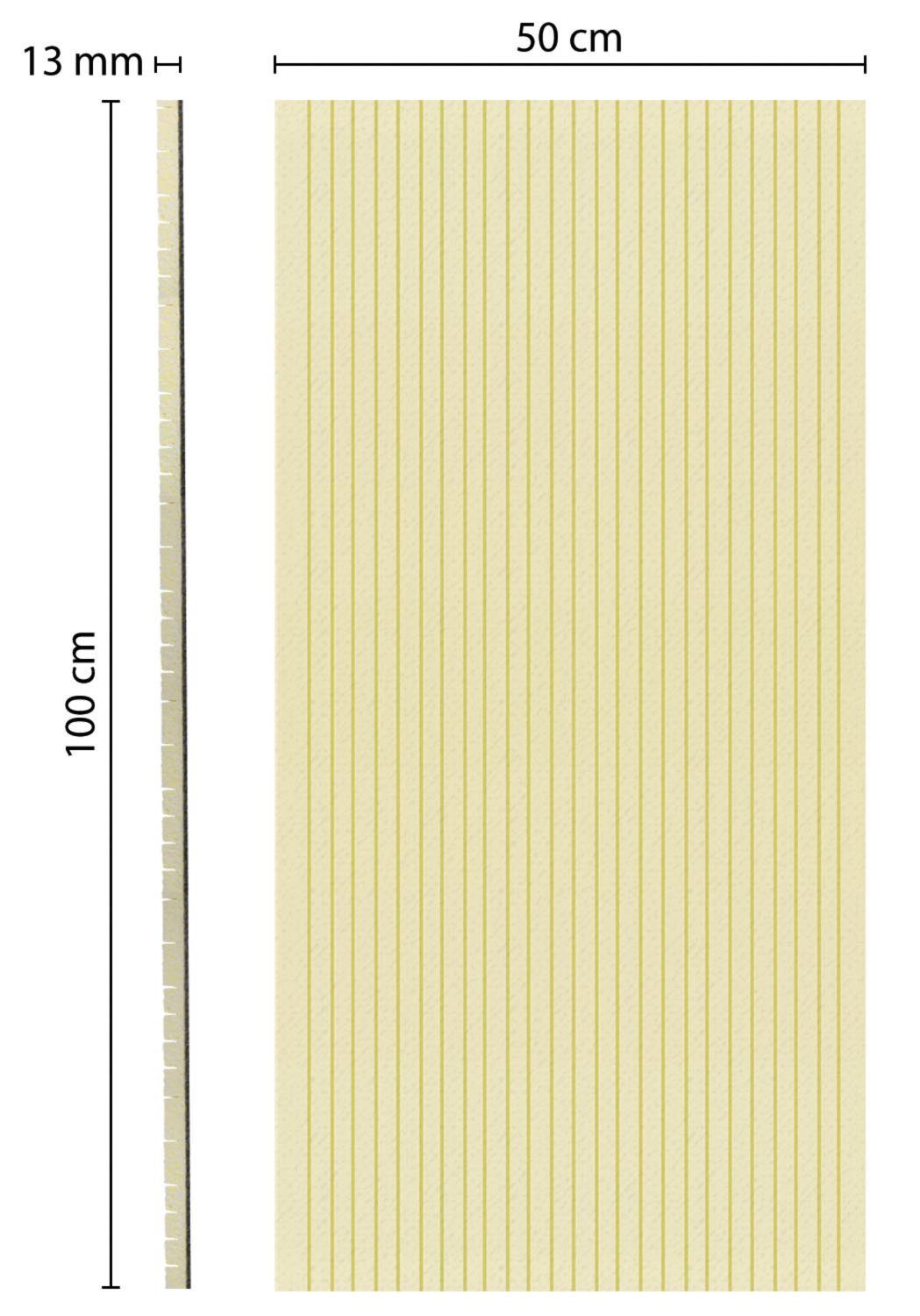 x cm (2-St), Rollladenkastendämmung SCHELLENBERG Rollladenkasten-Dämmung, 50, 1,3 dick, Rollladenkästen, 66280 2-teilig, für 100