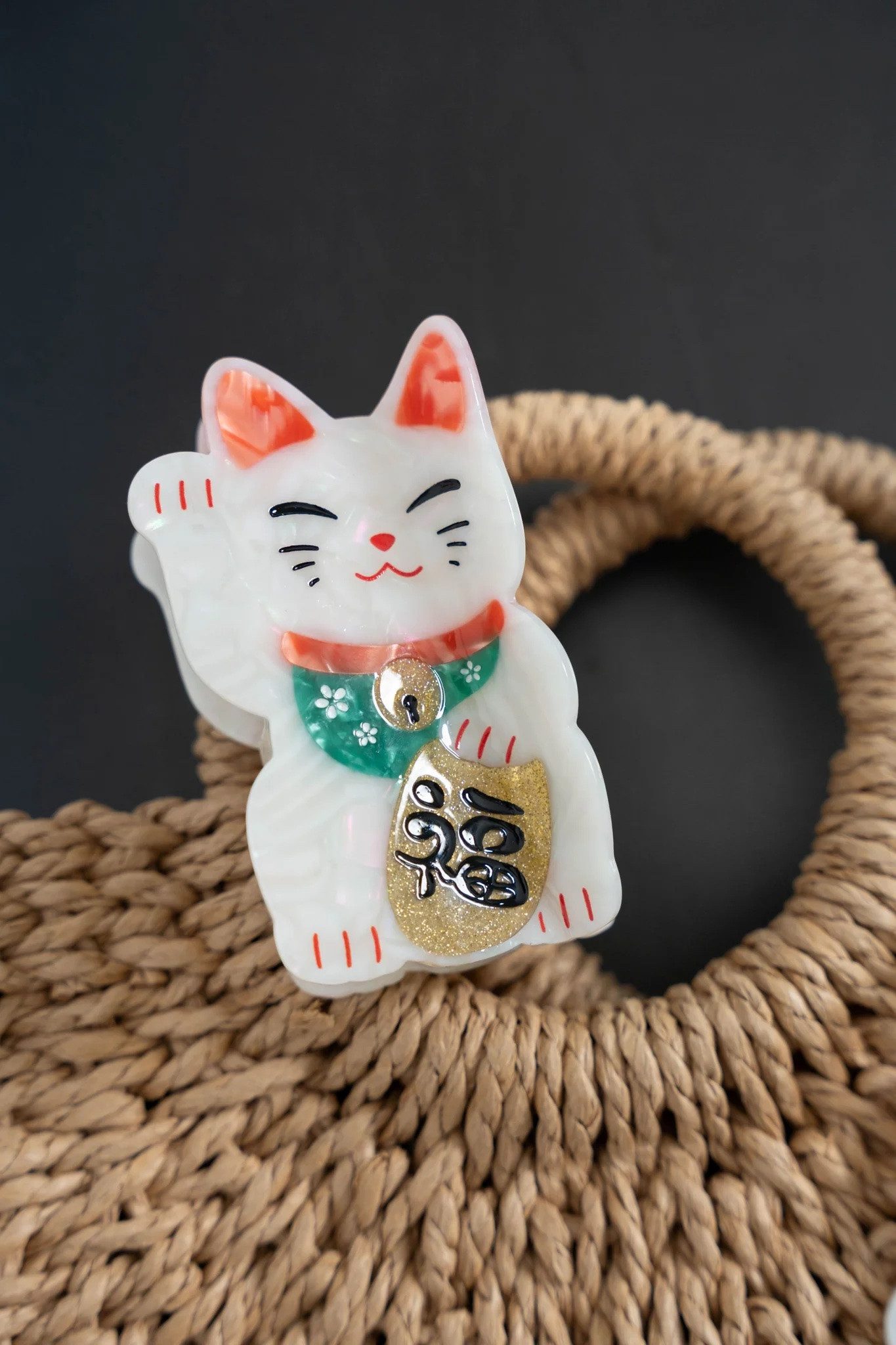 by Vivi Haarklammer Haarklammer Glückskatze / Maneki-neko
