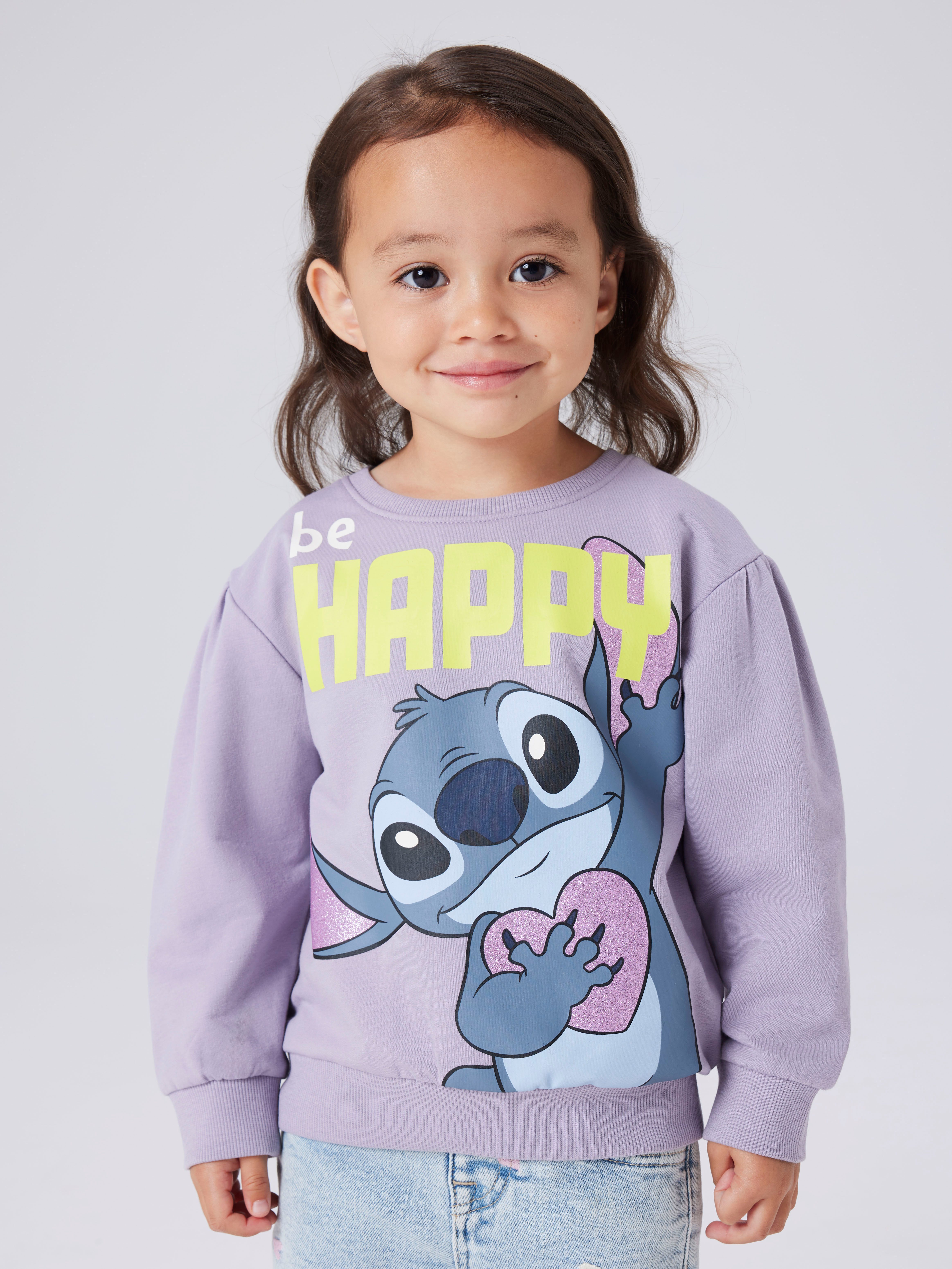 Name It Sweatshirt NMFDIDI STITCH SWEAT UNB NOOS WDI mit Glitzerprint für einen funkelnden und coolen Loo