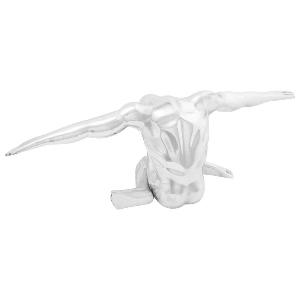 vidaXL Skulptur Skulptur Silber 63 x günstig online kaufen