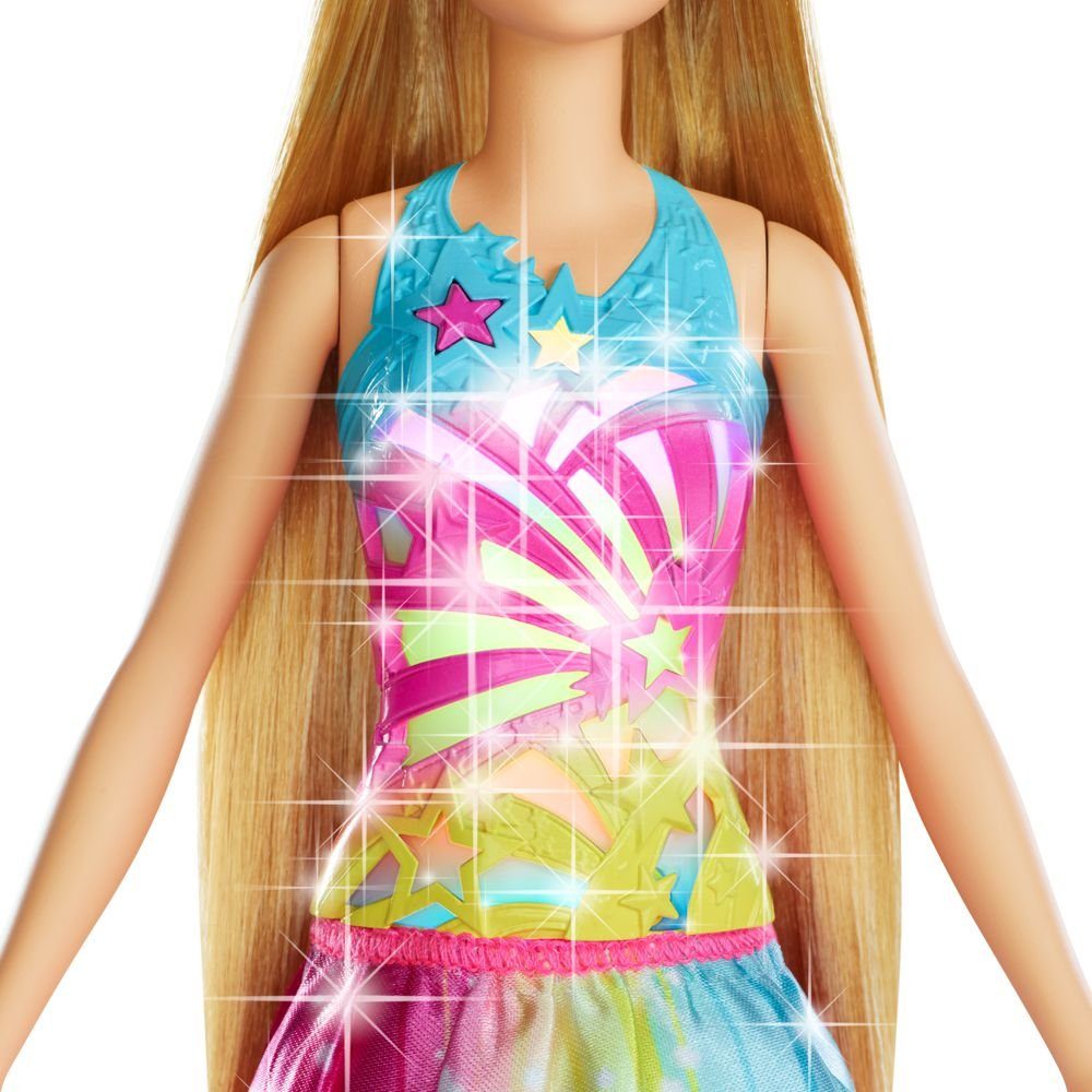 Mattel® Barbie Anziehpuppe Mattel Barbie Puppe Magisches Haarspiel Prinzessin Regenbogen
