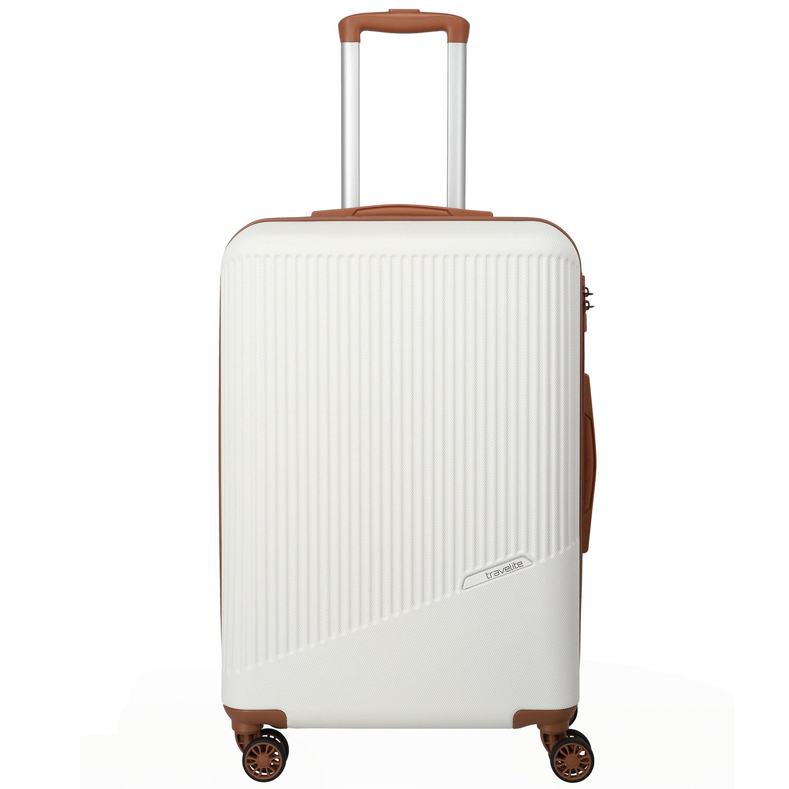 travelite Hartschalen-Trolley Bali 4-Rollen 4-Rad Koffer ABS Hartschalen Trolley M 67cm, 4 Rollen, TSA-Zahlenschloss dreistellig, multidirektionale Dopplerollen