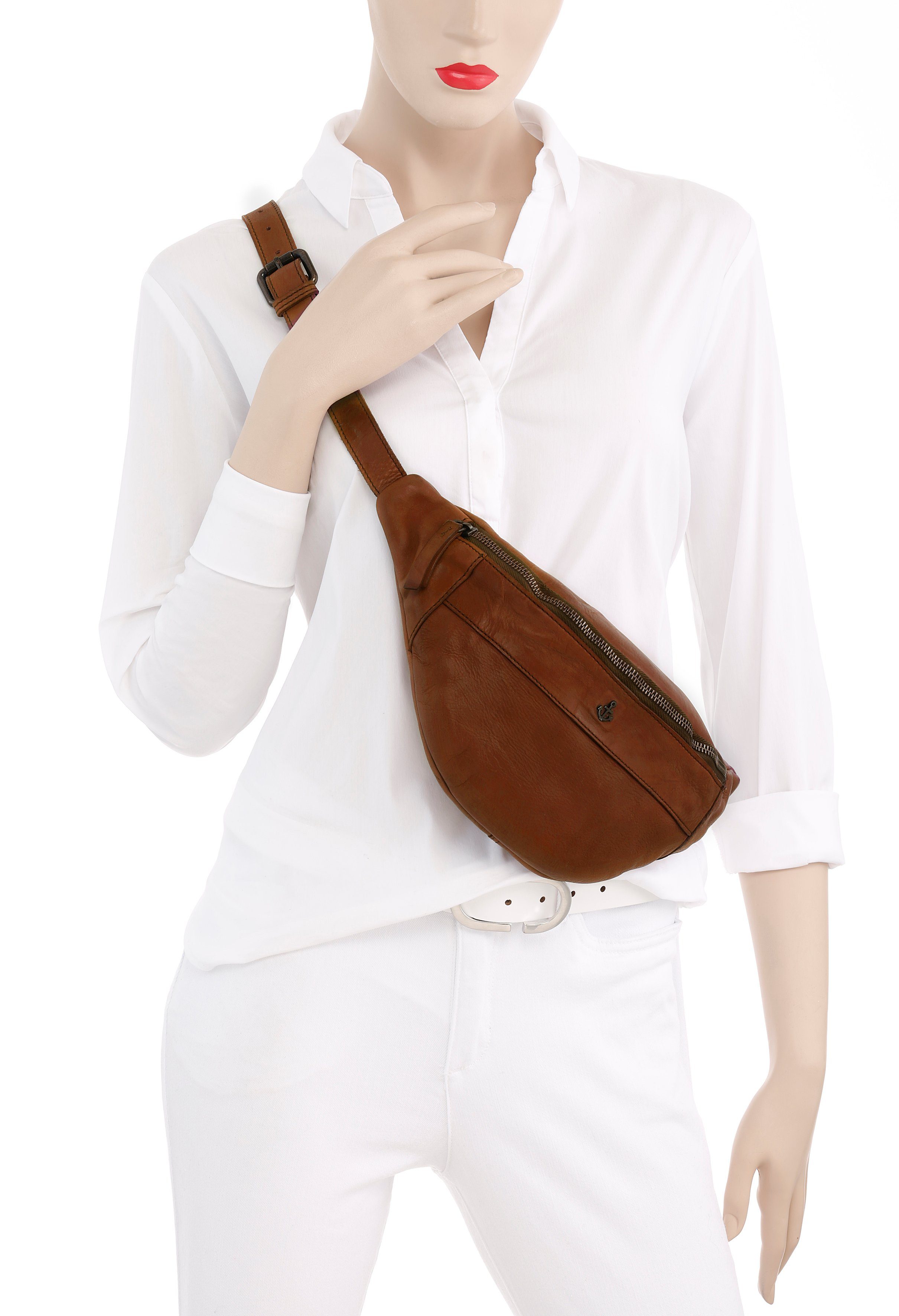 HARBOUR 2nd Bauchtasche Jamie, Umhängetasche Gürteltasche mit Logo-Anhänger günstig online kaufen