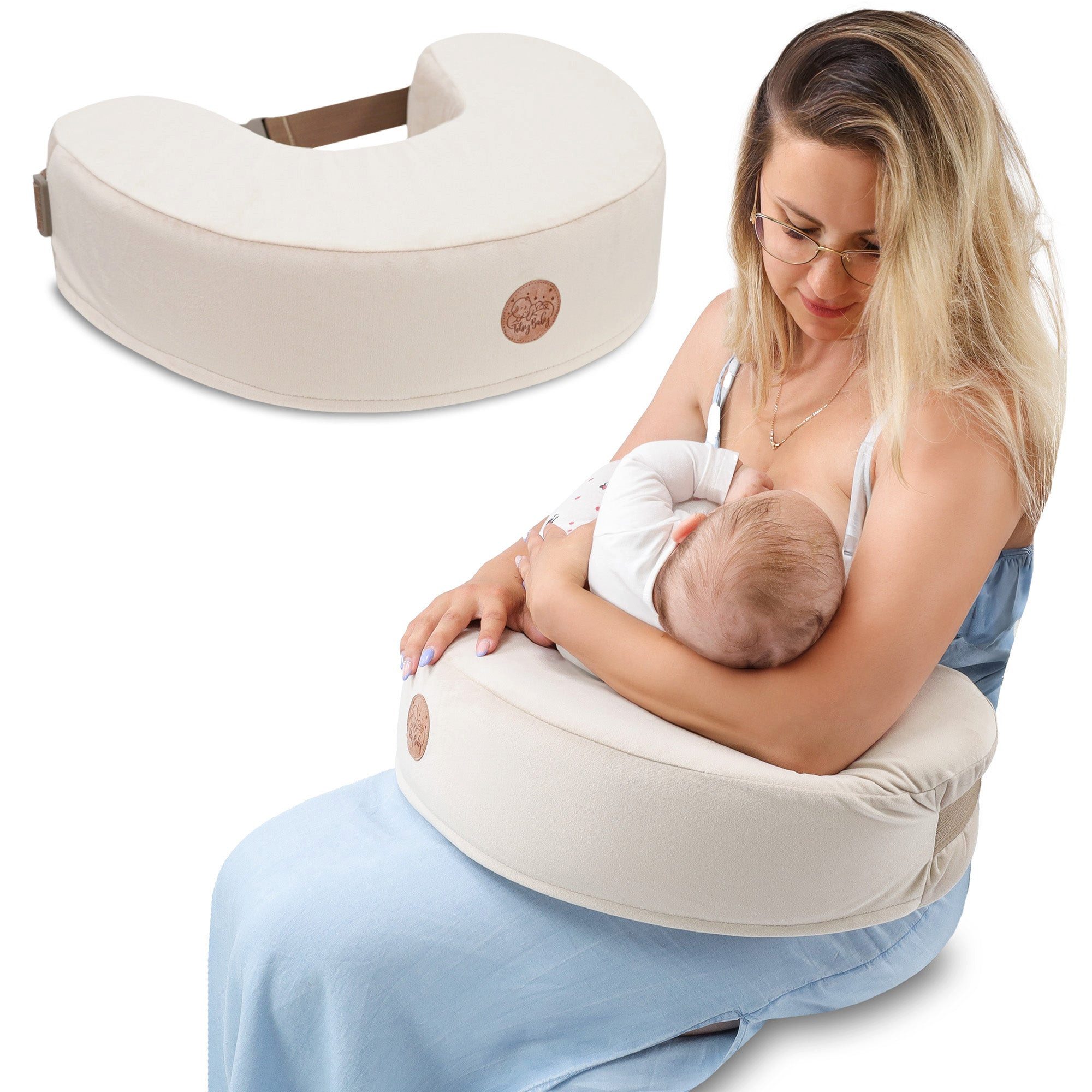 Totsy Baby Stillkissen Stillkissen klein 120 cm - Stillhörnchen kleines Sti günstig online kaufen