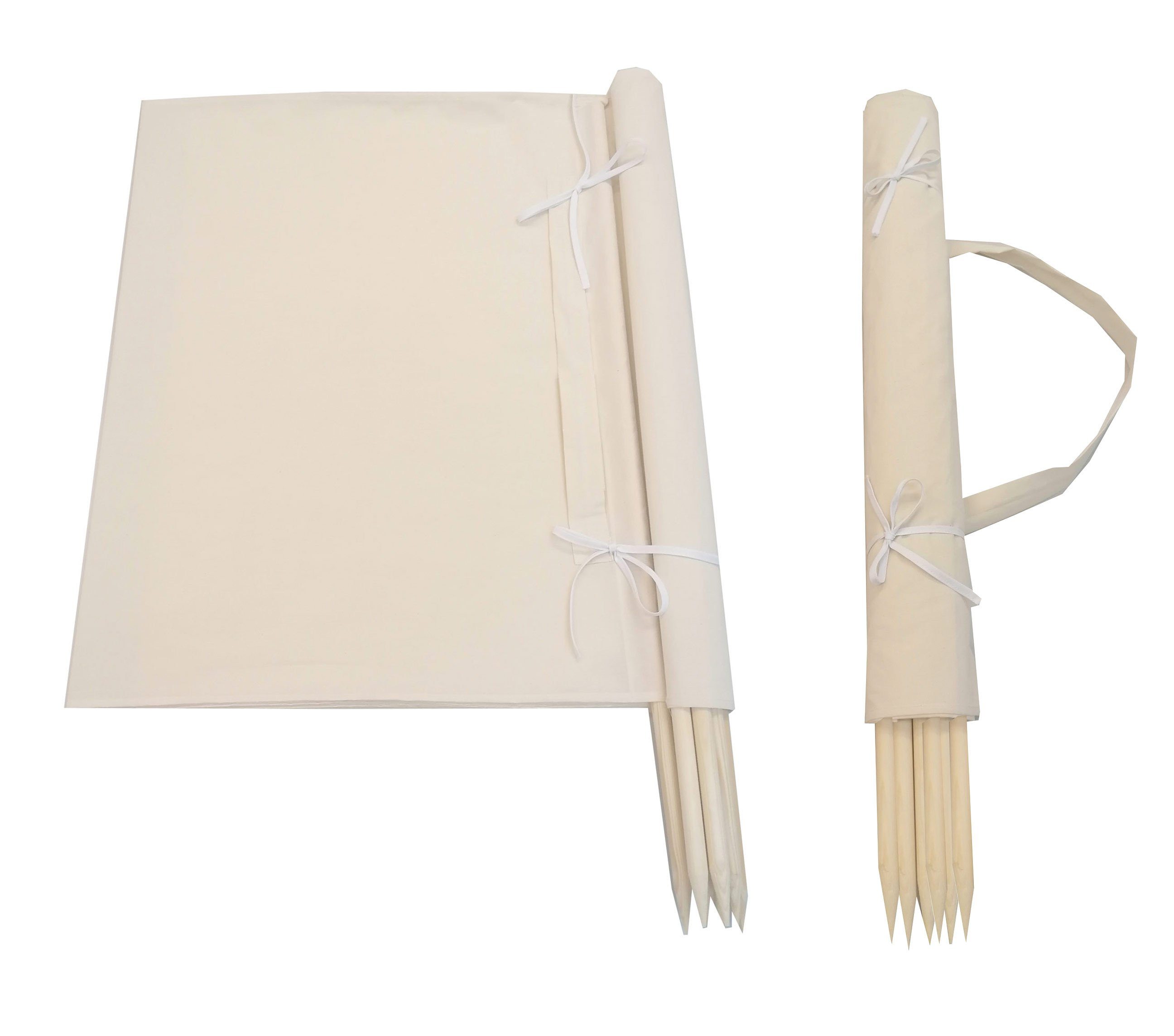 Aves-24 Windschutz WINDSCHUTZ 5m Strand Garten Meer SICHTSCHUTZ 100% reine Baumwolle