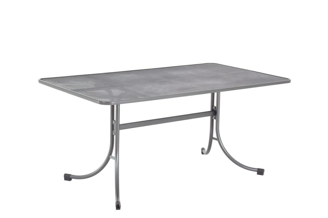 Streckmetall x MWH Tisch MWH Gartentisch Universal 90 160 cm