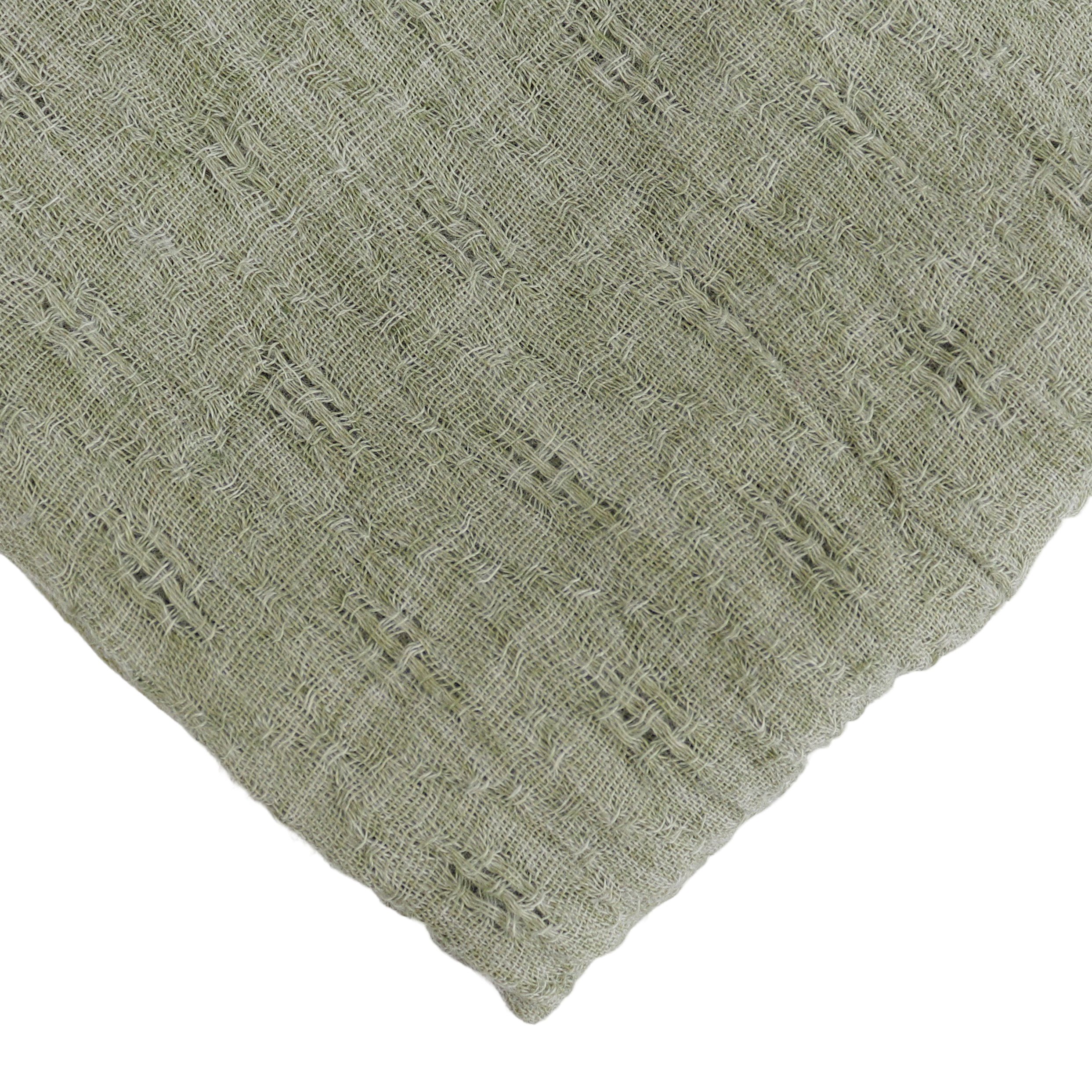 MIRROSI Loop Damen Schal Unifarbe mit Lochmuster Weich aus 100% Baumwolle, günstig online kaufen