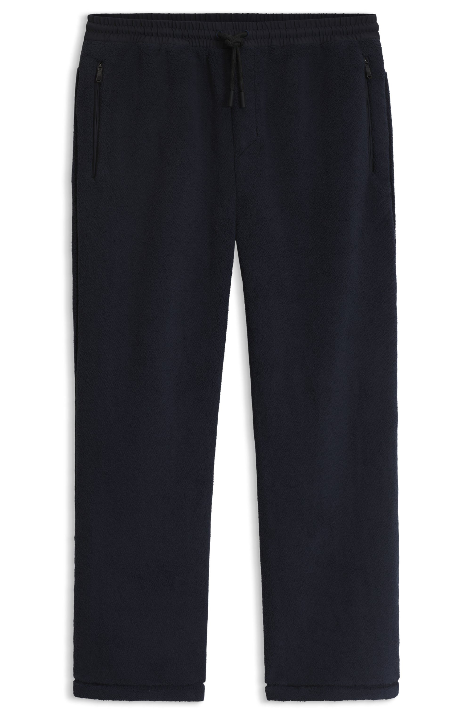 BOSS GREEN Fleecehose JT_Teddy Long Relaxed-fit Hose für maximalen Komfort