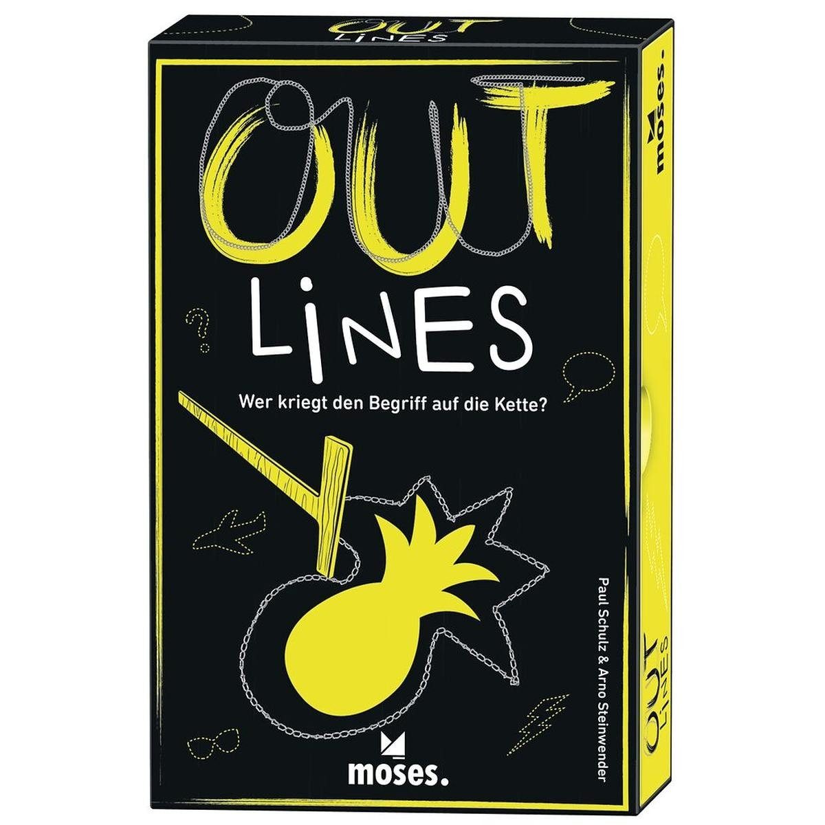 Moses. Verlag Spiel Outlines Partyspiel – Kreatives Formen-Spiel für Gruppen Partyspiel