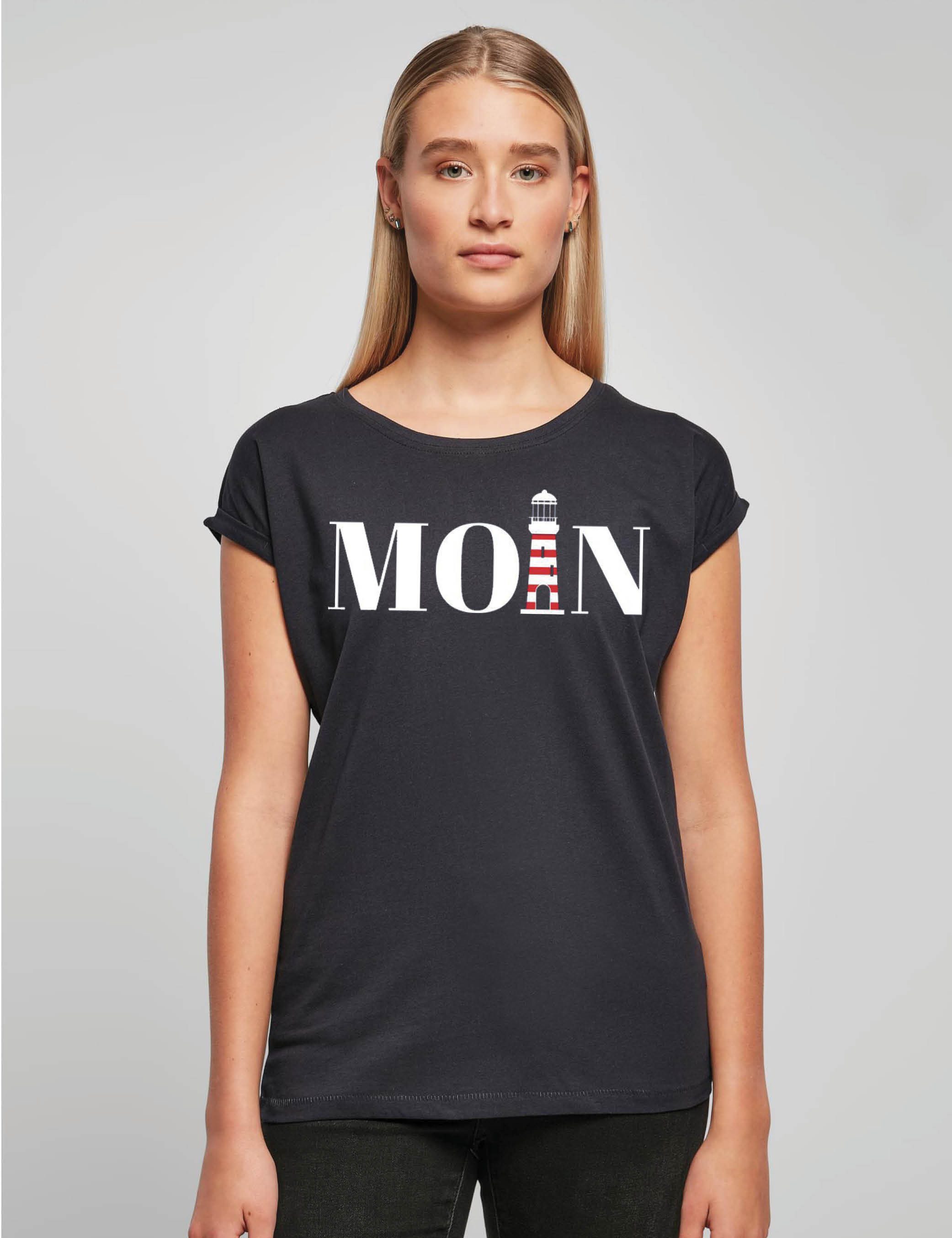 Youth Designz Print-Shirt "Moin mit Leuchtturm" Damen T-Shirt Statement Ges günstig online kaufen
