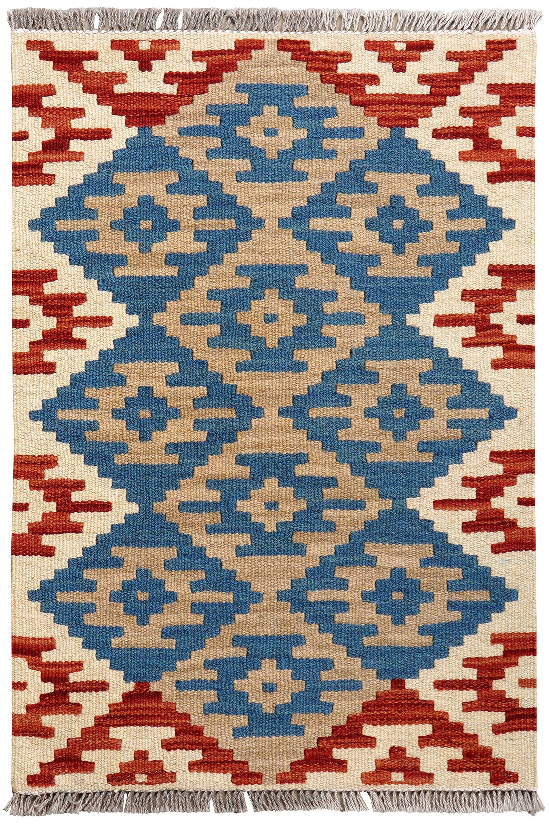 Rugtales Teppich Kelim Gashgai 90x61cm, Rechteck