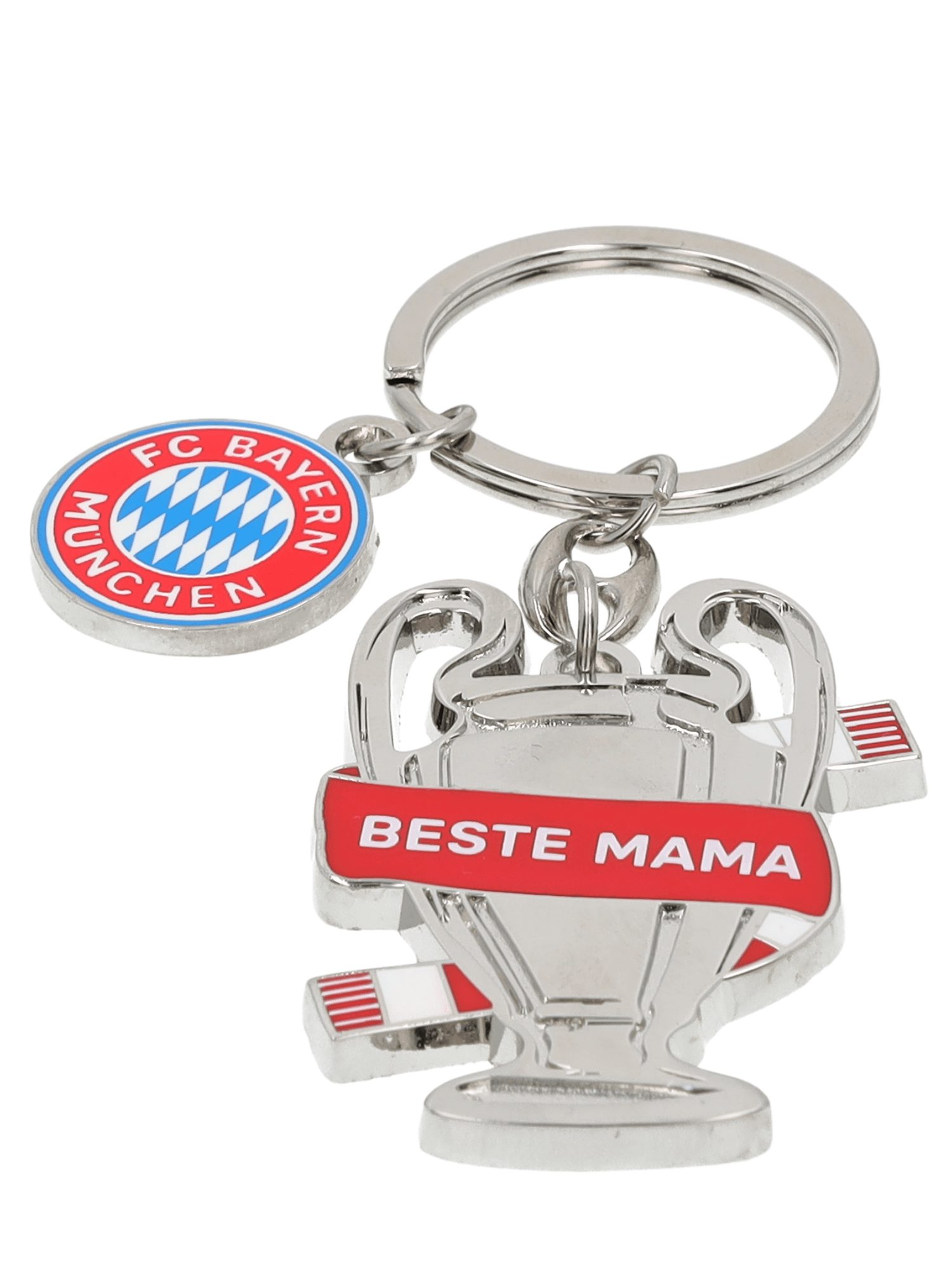 FC Bayern München Schlüsselanhänger FC Bayern München Schlüsselanhänger Beste Mama Silber I Fußball