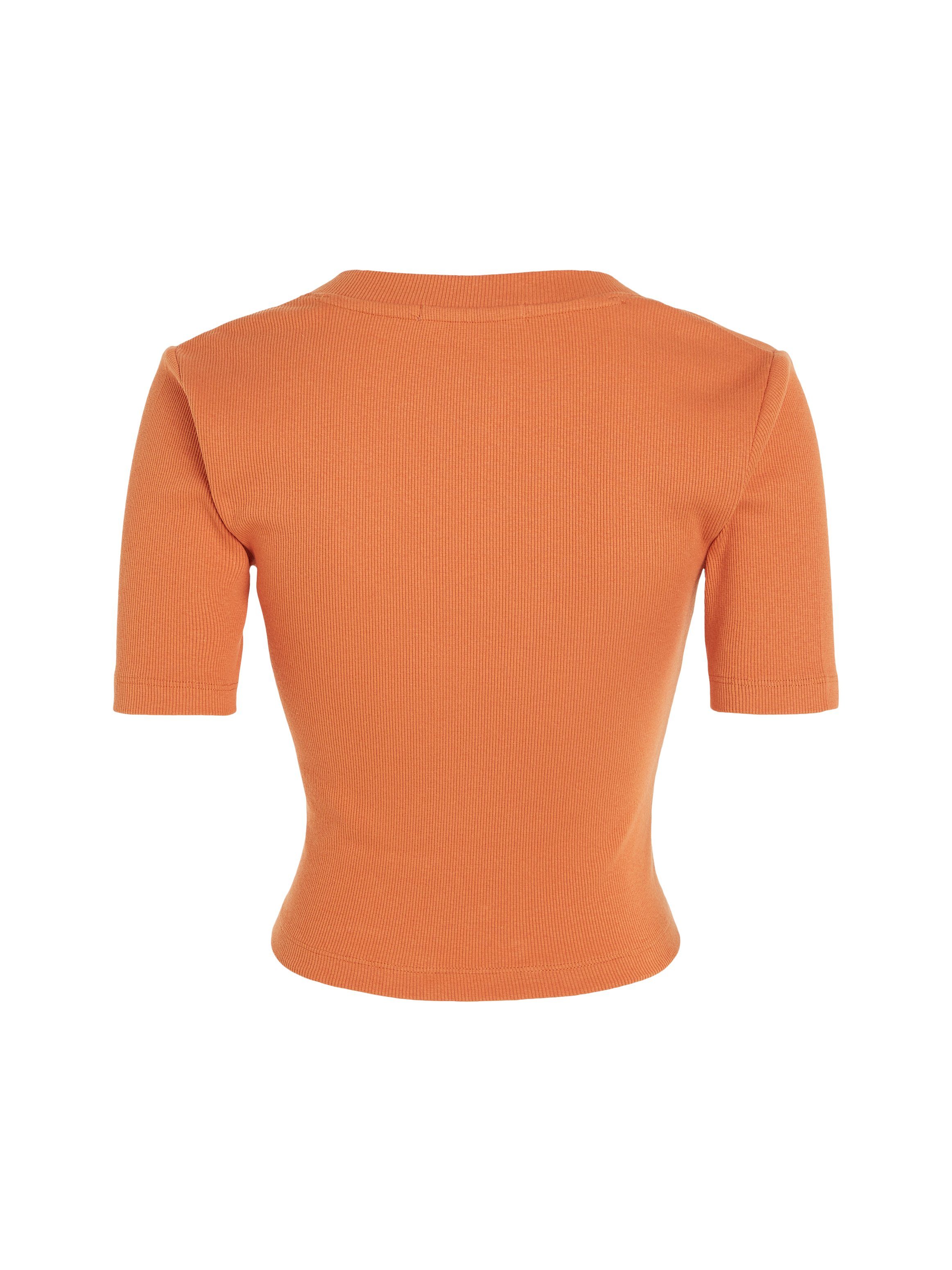 Jeans orange V-Shirt Calvin Klein