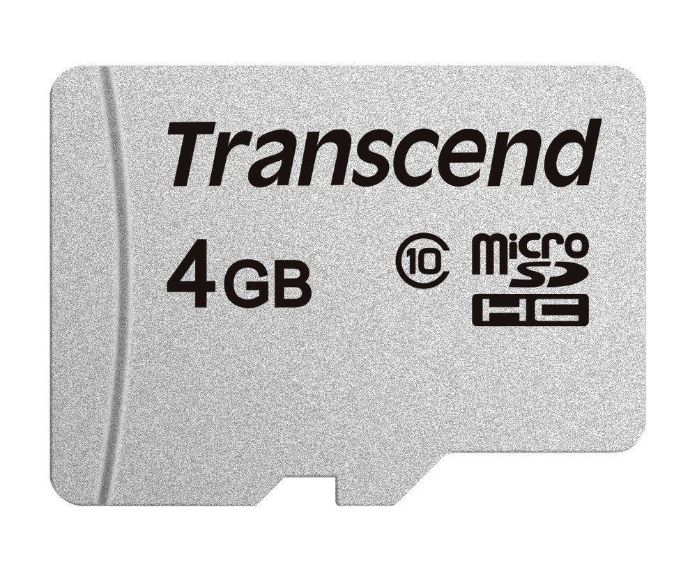 Transcend Transcend Micro SDHC Karte 4GB Speicherkarte 300S Class 10 Speicherkarte