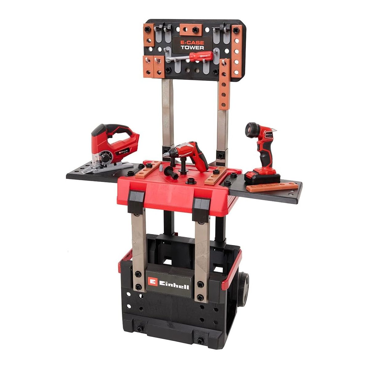 Happy People Spielwerkbank Einhell KIDS E-Case Kinder Werkbank (110 Teile), günstig online kaufen