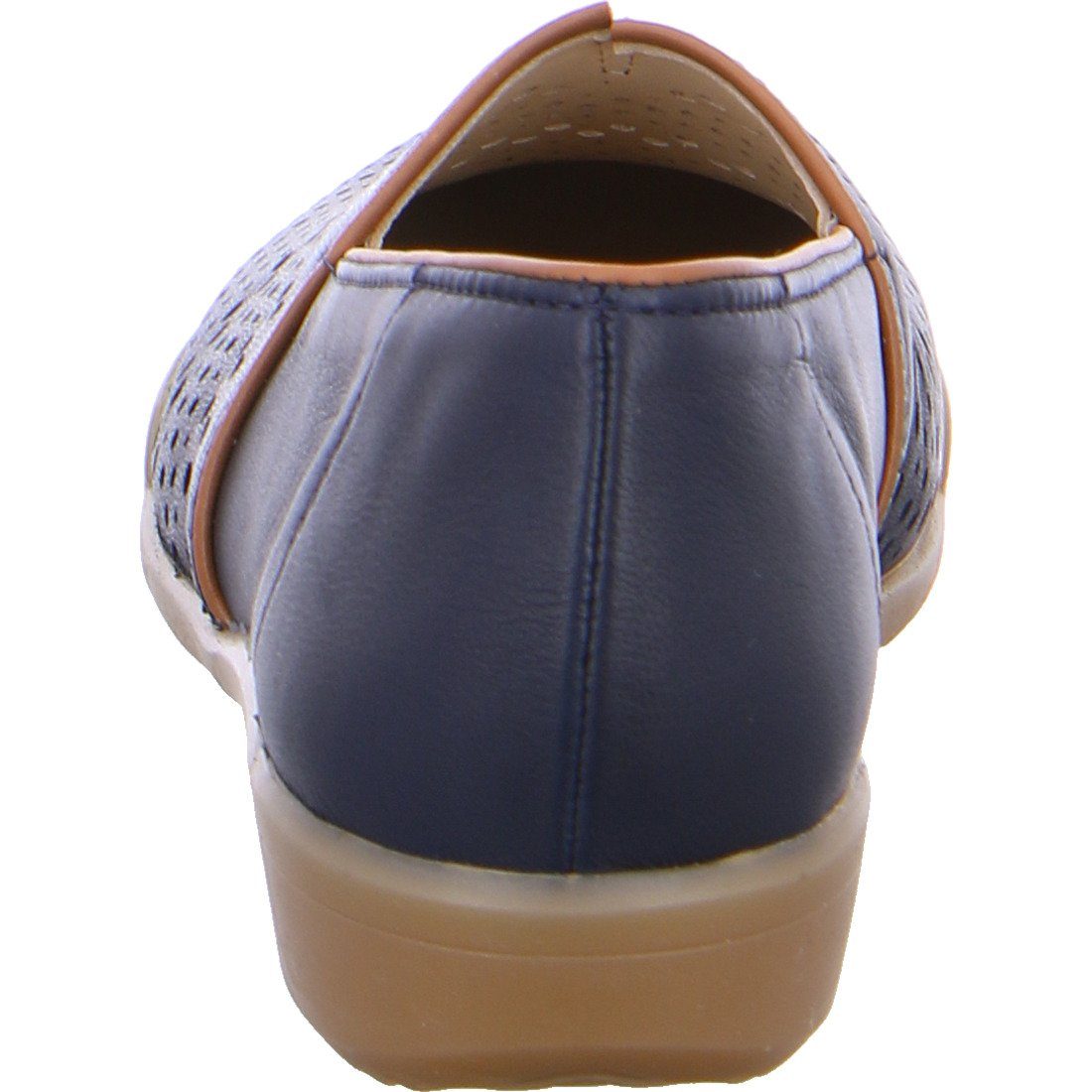 Andros Schuhe, Slipper 038743 Damen Ara Glattleder blau Slipper - Ara