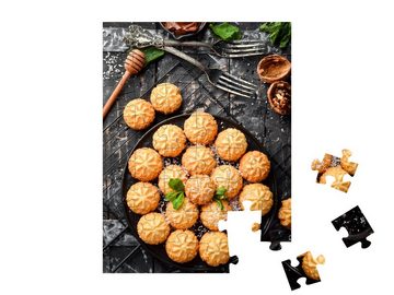 puzzleYOU Puzzle Süße Kokosnuss-Kekse, 48 Puzzleteile, puzzleYOU-Kollektionen Essen und Trinken